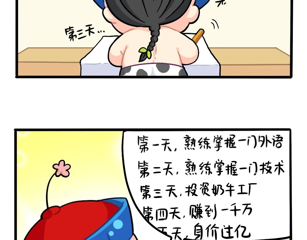 诶？捡到一个小僵尸（第2季）漫画,番外：成功姜的人生规划4图