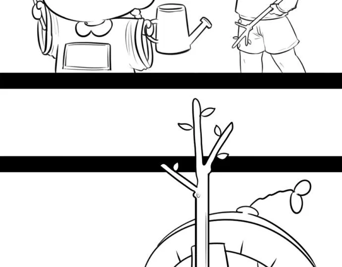 诶？捡到一个小僵尸（第2季）漫画,番外：大家植树节快乐！2图